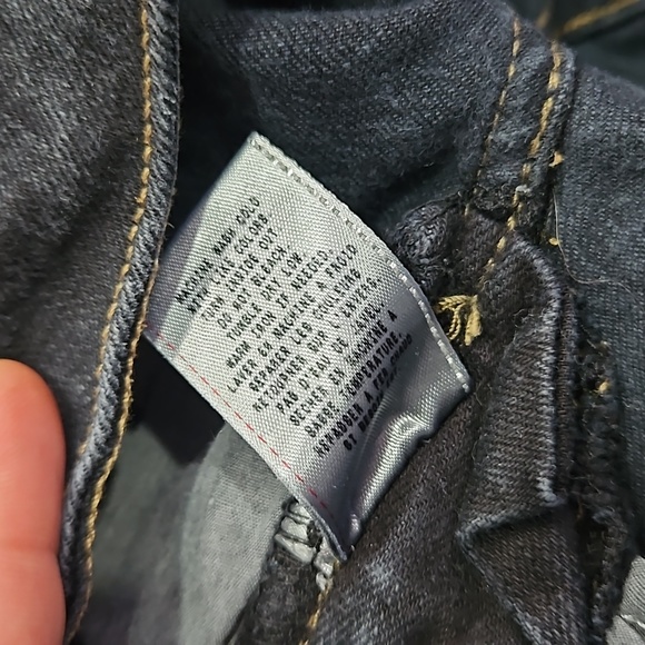 💥50% sale💥GUESS Doheny jeans black sz26 #b720 - Picture 6 of 9